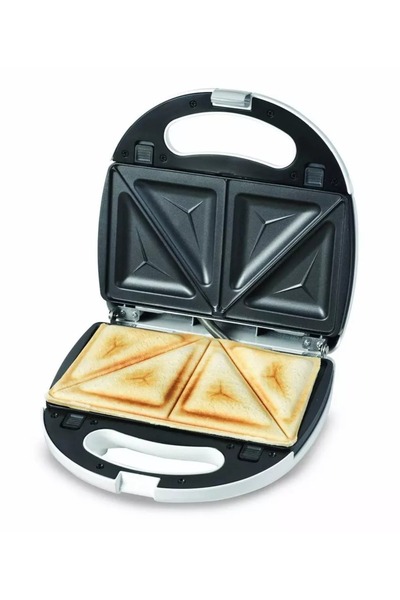 Kenwood 2in1 2s Sanwich Maker With Grill Plates 750W White