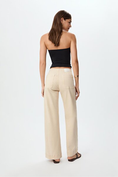 Stradivarius D77 Minimalist trousers with pockets