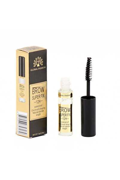 global fashion Brow Super Fix 12H – Waterproof Clear Eyebrow Gel, Smudge-Proo...