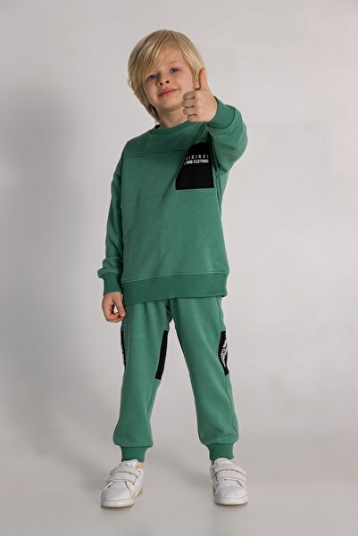 DMB BOYS & GIRLS Boy's Cotton Pocket 2-Piece Tracksuit Set
