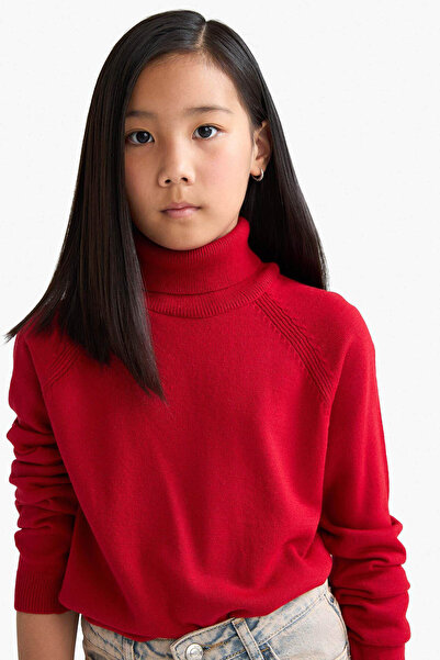 DeFacto Kırmızı Kız Çocuk Kazak R1953A6/RD296