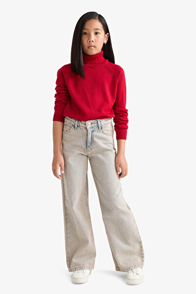 DeFacto Pulover roșu pentru fetiță R1953A6/RD296