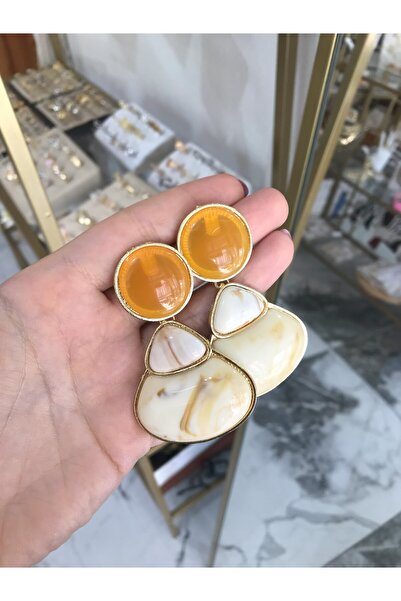 the ASEL İNCİ تصميم القرط الحجري