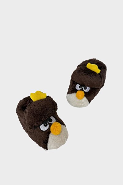 Liger Дитячі унісекс-капці з фігуркою розлюченого каченяти КОРИЧНЕВІ