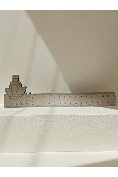 My Kids Room Χάρακας διπλής όψης - Σχολικός χάρακας με μοτίβο πλοίου