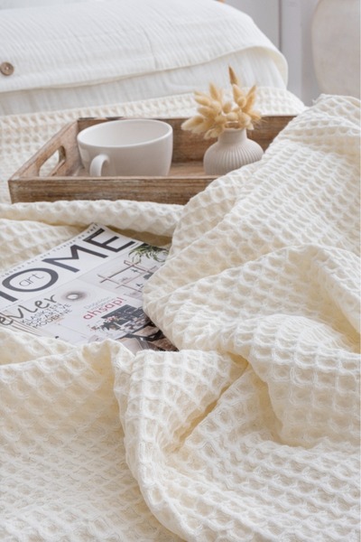Dokubba - 100% Cotton Double Pike - 210 X 230 cm Pike - Waffle Pike