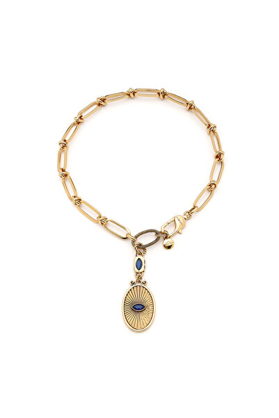 Mon Reve Wise Eye Madalyon Zincir Kolye