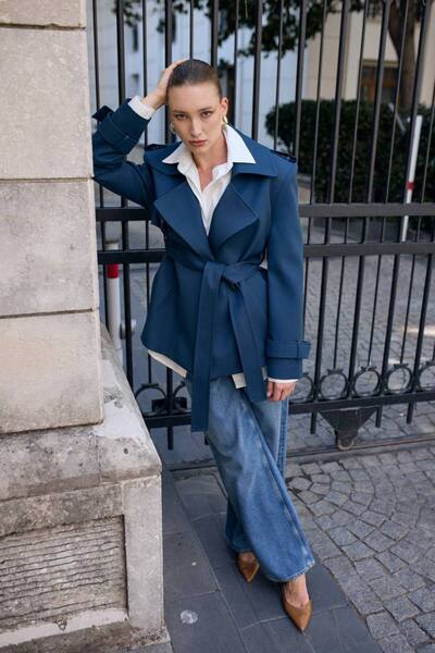 RM Collect KANVAS KISA TRENÇKOT