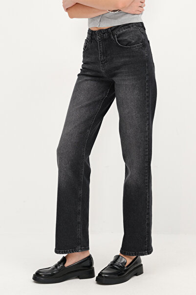 Addax Wide Leg Jean Pants Pn8754