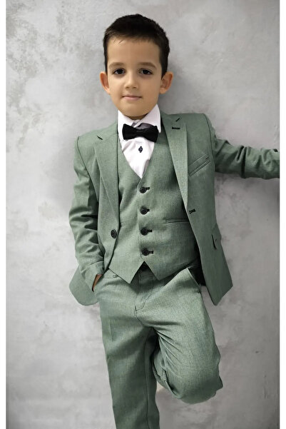 Mamboo Boys Suit with Green Jacket