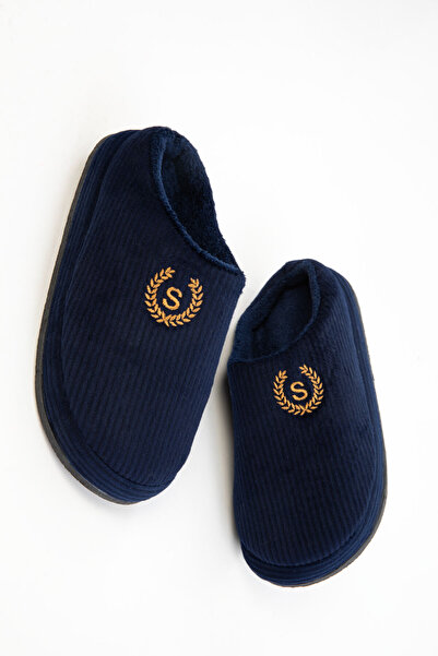 SOHO Navy Blue Women's House Slippers 20872