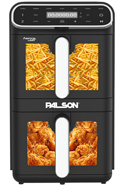 PALSON Vertical Dual Drawer Air Fryer, 11L, 2460W, 40059