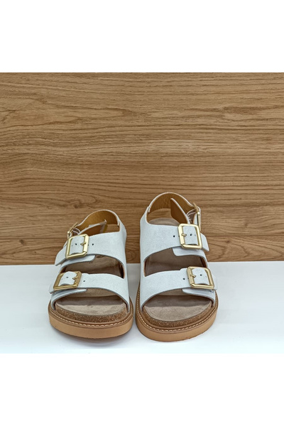 Mammamia YS2630 Білі жіночі сандалі з натуральної шкіри