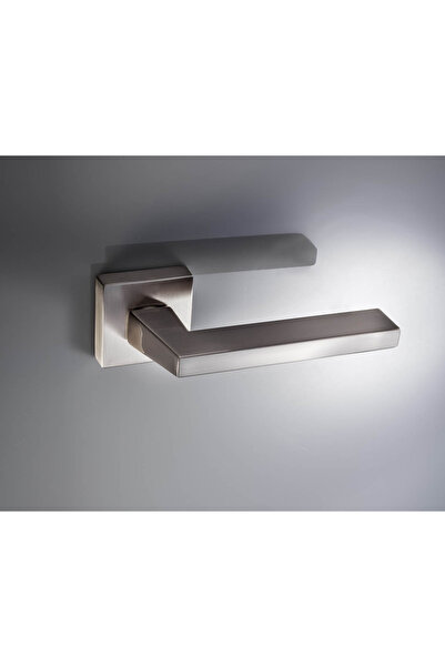 BafArt مقبض الباب الداخلي بارما ساتان مع قفل للمرحاض