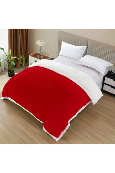 Casa de vis Online Cocolino blanket, Casa de Vis Online, double bed, with fur, 200 x 220 cm, H-09