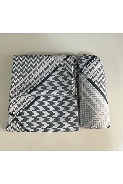 cottonevs Single Cotton Duvet Cover Set Ranforce (Fabric) Patterned