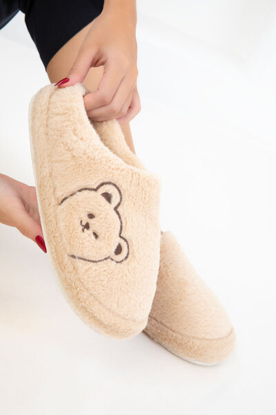SOHO Cream Women's House Slippers 20870