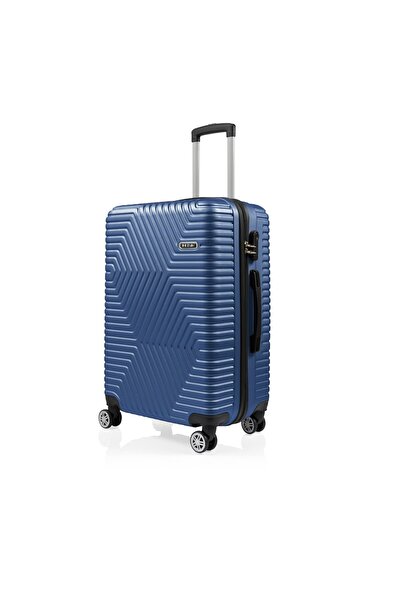 Bezubi Cărucior mediu POLO, 66x42x29 cm, 80 L, mâner telescopic, roți duble silențioase la 360°, albastru