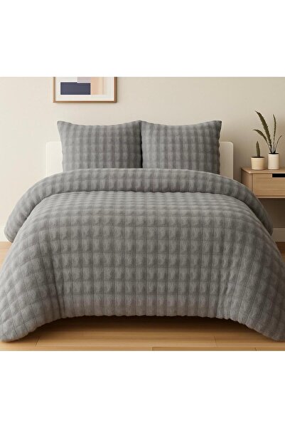 Home Çift Kişilik Tavşan Tüyü Uyku Seti