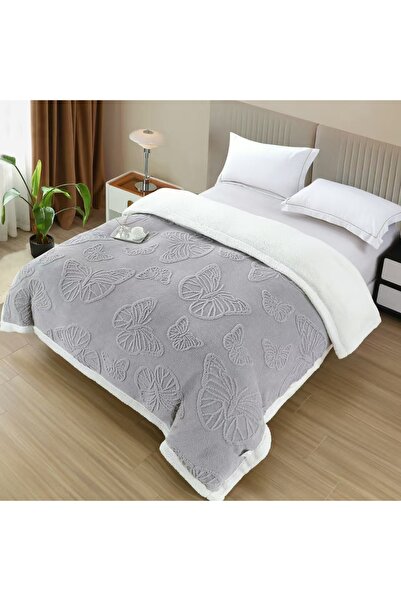 Casa de vis Online Pătură Cocolino, Casa de Vis Online, pat dublu, cu blană, ...