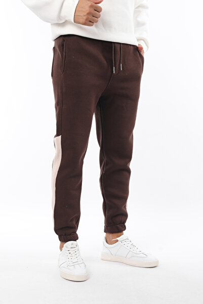 Rodrigo Ανδρικό παντελόνι Jogger με κανονική εφαρμογή, κανονική εφαρμογή, 3 νήματα, άνετο βαμβακερό ελαστικό παντελόνι Jogger με τσέπες