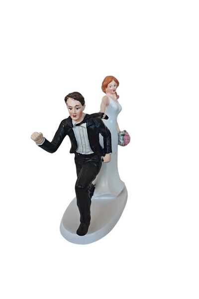 Lumea Bride and groom figurine "Where are you running" - Kardasis