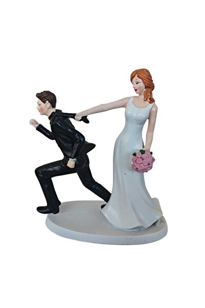 Lumea Bride and groom figurine "Where are you running" - Kardasis