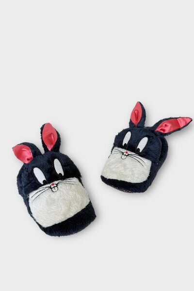 Liger Дитячі капці з фігуркою милого кролика, синього кольору