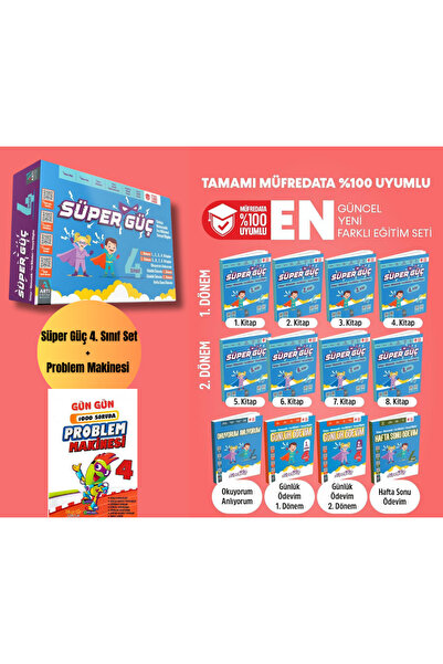Artı Eğitim Yayınları Süper Güç 4. Sınıf Yeni Maarif Modeline Uygun Tüm Dersl...