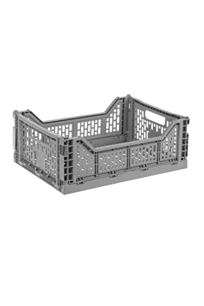 OEM Lada din Plastic Pliabila Gri, 15L