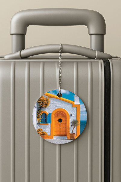 Cekuonline بطاقة أمتعة من البليكسي بتصميم سلسلة للسفر والعطلات، بطاقة حقيبة س...