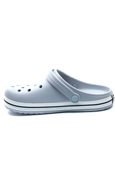 Kocamanlar Ayakkabı Kocamanlar Sabo Doctor and Nurse Slippers Orthopedic Unisex Slippers Gray