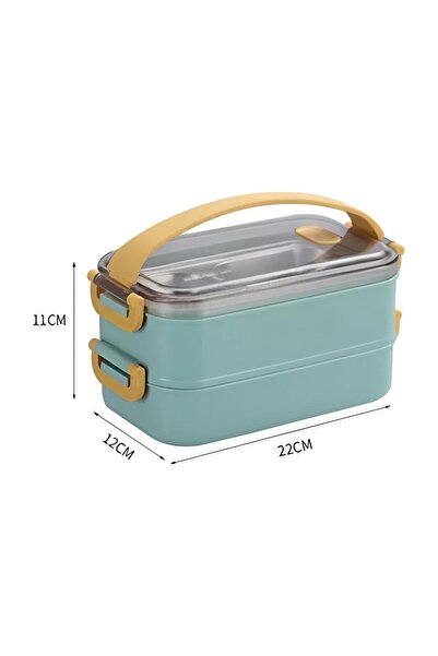 Vagonlife Two/Single Layer Stainless Steel Easy Lock Lunch Box Meal Container Food Box/Thermal Vgn