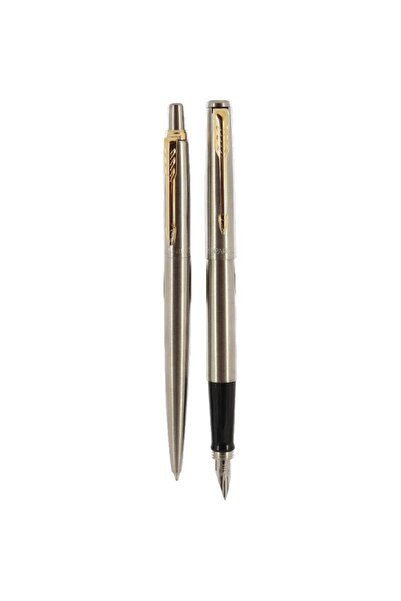 Parker Jotter Duo GT - Ballpoint + Fountain Pen Gift Set