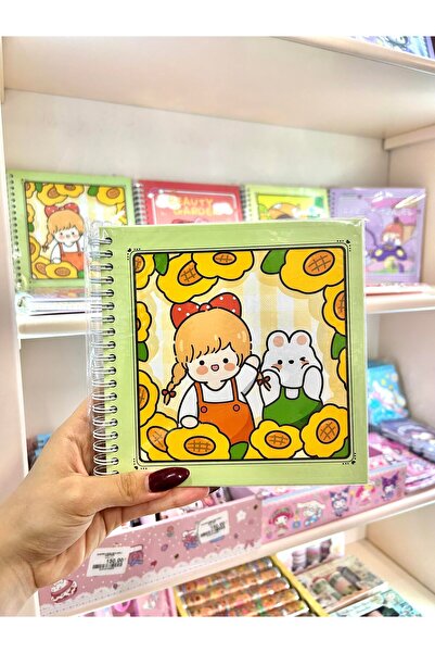 Wisevelya Green Checkered Design Notebook