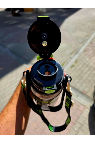 Duffa Double Lid Children's School Water Bottle School Water Cup Student Water Bottle Durable with Straw-Without Straw Bpa-Free