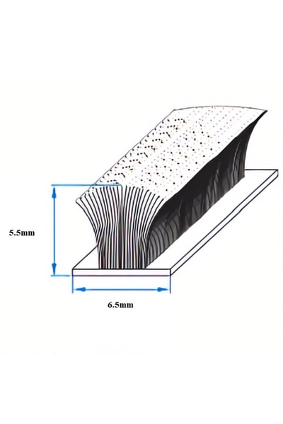 OEM 10 ML Sliding Door Brush (6.5 x 5.5mm)