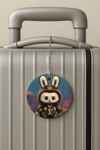 Cekuonline بطاقة الأمتعة ذات السلسلة البليكسي بتصميم لحقيبة السفر والعطلات La...