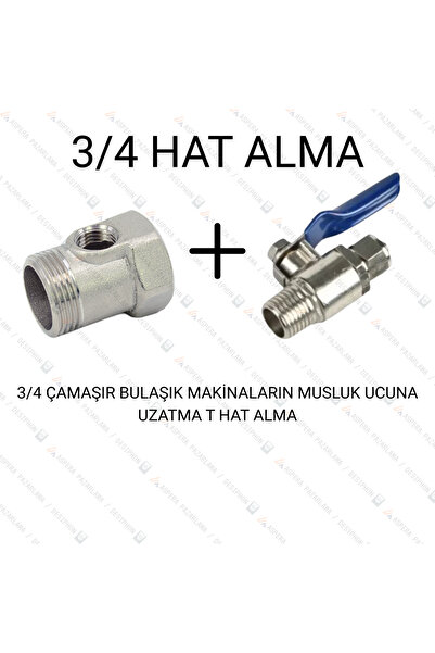 Water Purifier 3/4 Line Receiver and Ball Valve – Brass Body, Durable and Leakproof