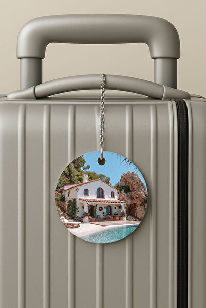 Cekuonline ملصق حقيبة السفر بسلسلة من البليكسي، تصميم مميز لحقائب السفر أثناء...