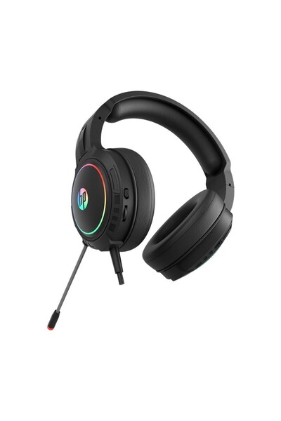 HP DHE-8006 Kablolu Mikrofonlu USB 7.1 RBG Siyah Oyuncu Kulaklığı