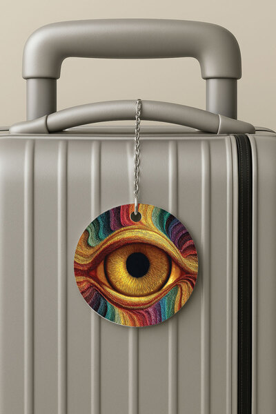 Cekuonline علامة الأمتعة المصنوعة من البليكسي جلاس بتصميم سلسلة، علامة حقيبة السفر ذات طابع مميز للسفر والعطلات