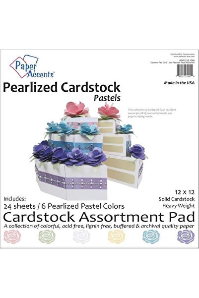 Paper Accent مجموعة متنوعة من ورق البطاقات اللؤلؤي