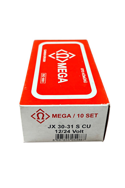 MEGA JX 30-31 S CU Yuvalı Şarj Kömürü Mako Tip 10 Adet Fiyatı