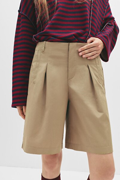 Pull & Bear Kumaş bermuda