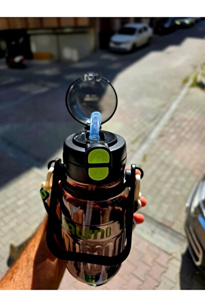 Duffa Double Lid Children's School Water Bottle School Water Cup Student Water Bottle Durable with Straw-Without Straw Bpa-Free