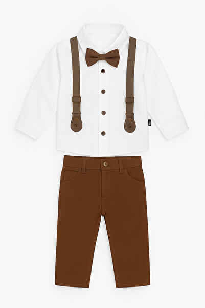 tinytrends Baby Boy & Child Salopet Suit 4-Piece Set