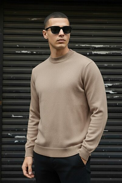 Delpino Men's Standard Fit Mercerized Sweater Sweatshirt