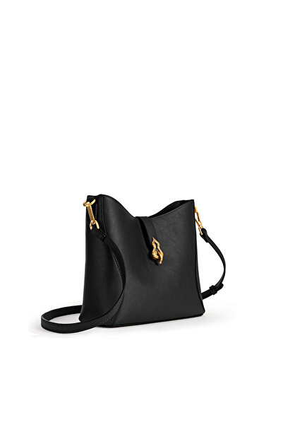 İpekyol Amorf metal tokalı çanta