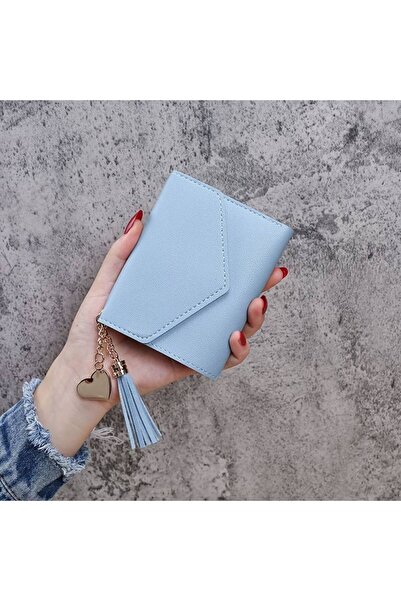 Zephira Püsküllü Kadın Cüzdan Kartlık Çıtçıt Kapamalı